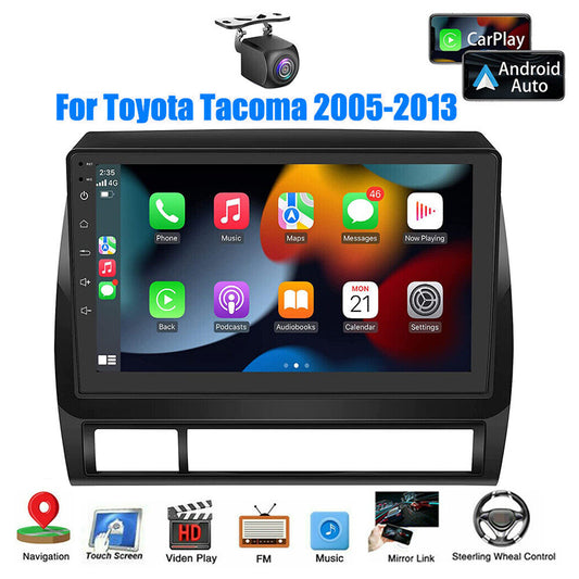 9" Android 13 Car Stereo for 2005–2013 Toyota Tacoma with Built-in CarPlay & Android Auto | 2+32G | AHD Backup Camera Included