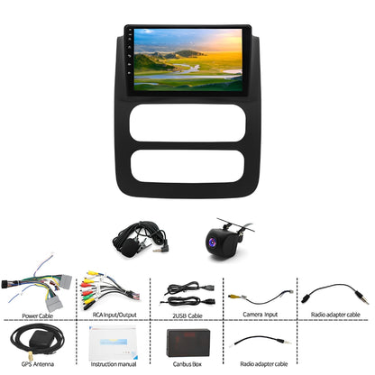 Android 13 Car Stereo Radio 2G RAM & 32G ROM Wireless CarPlay & Android Auto & GPS Navi & Bluetooth & Wi-Fi Compatible for 2003-05 RAM 1500 2500 3500 Truck