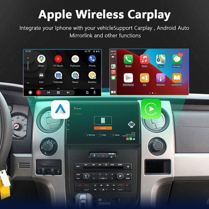 CarPlay & Android Auto Car Stereo for Ford F-150 (2009–2014) – 9" Touchscreen, Android 13, 2+32GB, AHD Backup Camera Compatible