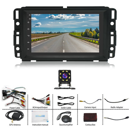 Android 13 Car Stereo for GMC/Chevrolet Silverado 1500 Yukon Sierra Acadia (2009–2012) – 7" Touchscreen, Wireless CarPlay & Android Auto, 2+32GB, 8-LED Backup Camera, GPS, Bluetooth
