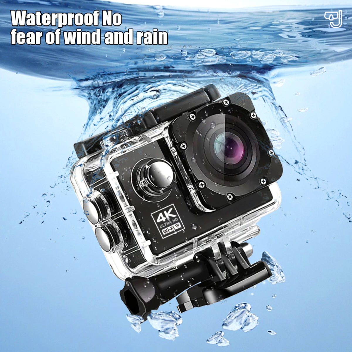 4K Action Camera 1080P/30FPS WiFi 2.0" 170D Underwater Waterproof Helmet Video Recording Camera Sports Cameras Outdoor Mini Cam