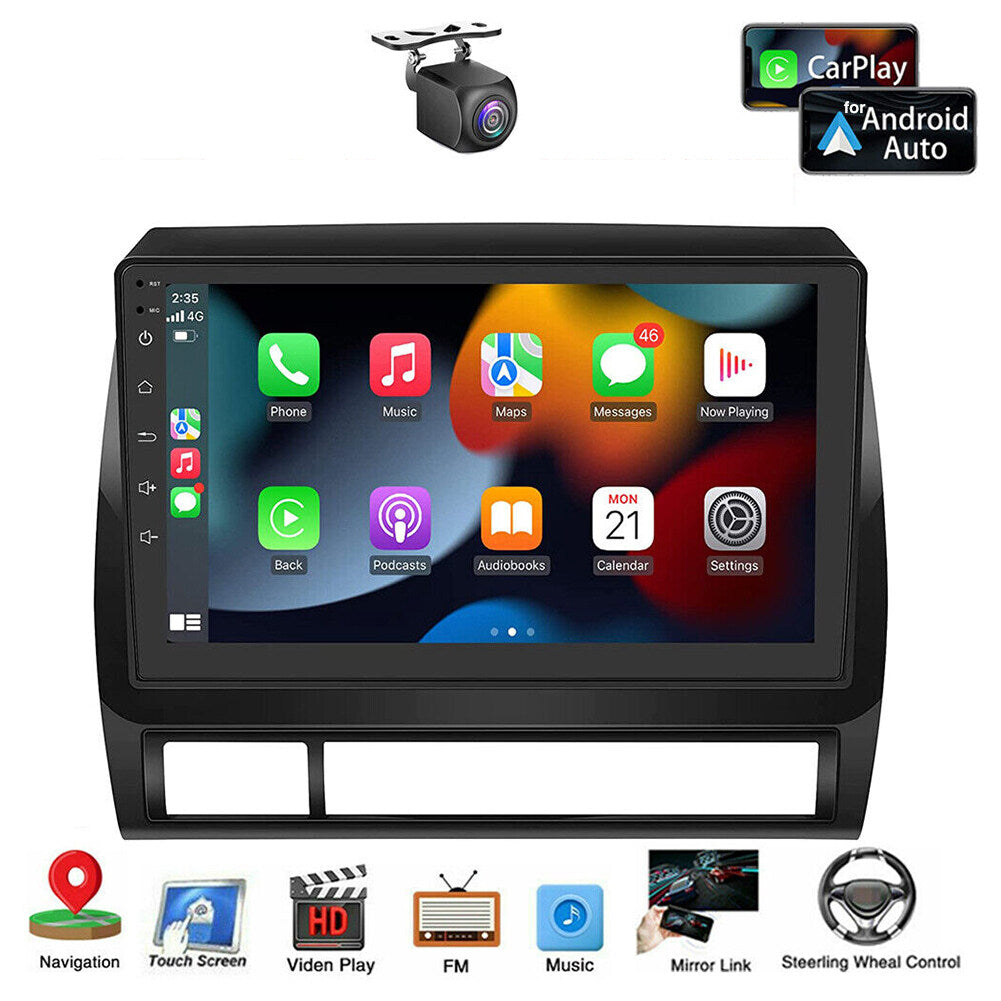 9" Android 13 Car Stereo for 2005–2013 Toyota Tacoma with Built-in CarPlay & Android Auto | 2+32G | AHD Backup Camera Included