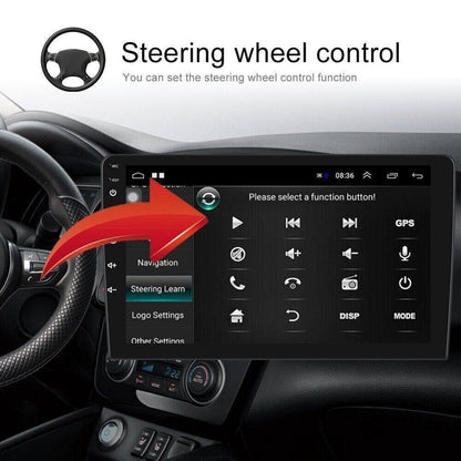 Android 13 Car Stereo for Jeep Compass (2009–2016) – 10" Touchscreen, Built-in CarPlay & Android Auto, 2GB+32GB, AHD Backup Camera, Microphone & Installation Tools Included