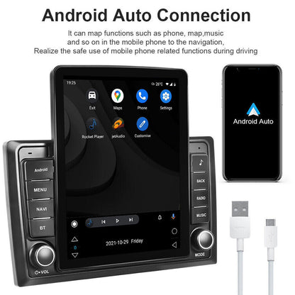 9.7in CarPlay Radio Car Stereo Radio Android 10.0 GPS Wifi 2DIN with Camera