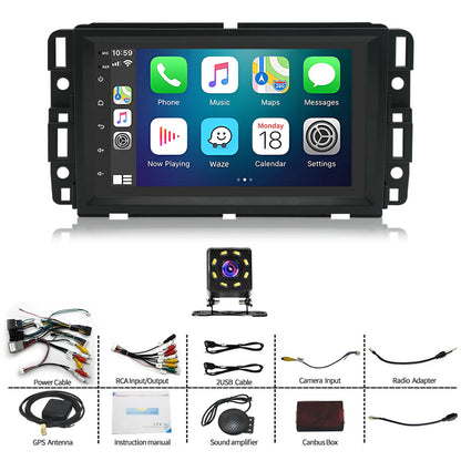 Android 13 Car Stereo for GMC/Chevrolet Silverado 1500 Yukon Sierra Acadia (2009–2012) – 7" Touchscreen, Wireless CarPlay & Android Auto, 2+32GB, 8-LED Backup Camera, GPS, Bluetooth