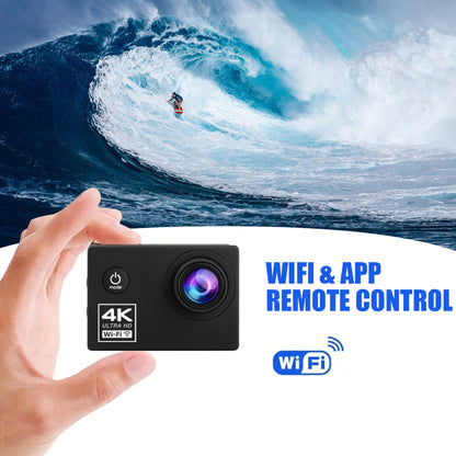 4K Action Camera 1080P/30FPS WiFi 2.0" 170D Underwater Waterproof Helmet Video Recording Camera Sports Cameras Outdoor Mini Cam