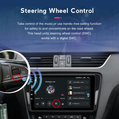 Android 13 Car Stereo for Honda Accord (2008–2013) – 10" Touchscreen, Built-in CarPlay & Android Auto, 2+32GB, Short License Plate Backup Camera