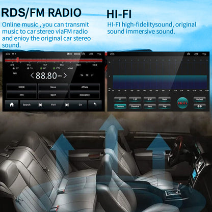 Android 13 Car Stereo for Honda Civic 2016-2020 – 9 Inch Touch Screen with CarPlay, Android Auto, 2+32G, 4-LED Backup Camera