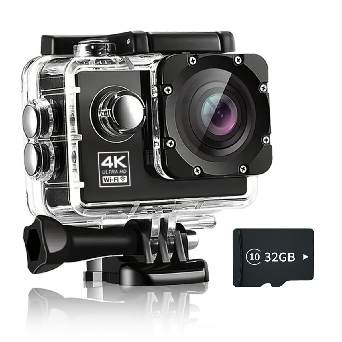 4K Action Camera 1080P/30FPS WiFi 2.0" 170D Underwater Waterproof Helmet Video Recording Camera Sports Cameras Outdoor Mini Cam