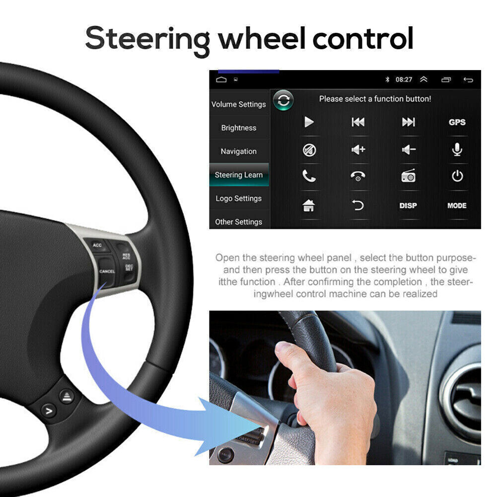Android 13 Car Stereo for Jeep Wrangler 2007–2017 – 7" Touchscreen with Wireless CarPlay, Android Auto, GPS, Bluetooth, 2+32GB, AHD Backup Camera Also compatible with select Chrysler & Dodge models.