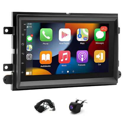 Android 13 Car Stereo for Ford F150/F250 (2004–2014) – 7" Touchscreen with Built-in CarPlay & Android Auto, 4+64GB, AHD Backup Camera & Mic