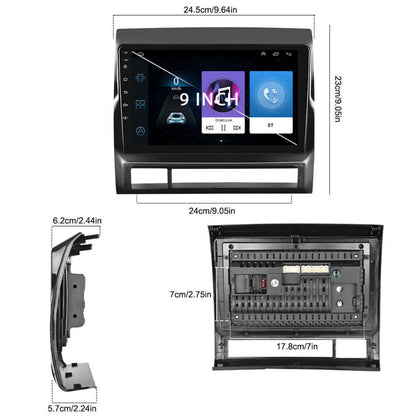 9" Android 13 Car Stereo for 2005–2013 Toyota Tacoma with Built-in CarPlay & Android Auto | 2+32G | AHD Backup Camera Included