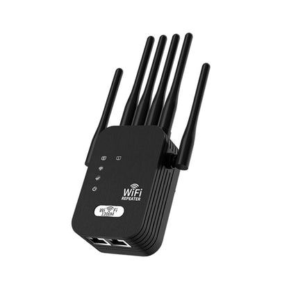Wi-Fi 6 Extender/Repeater Dualband-WLAN-Verstärker mit 6 Antennen, 1200 Mbit/s, WLAN-Signalverstärker für Heimbüro, kompatibel mit Wi-Fi 6, Plug-and-Play-Einrichtung