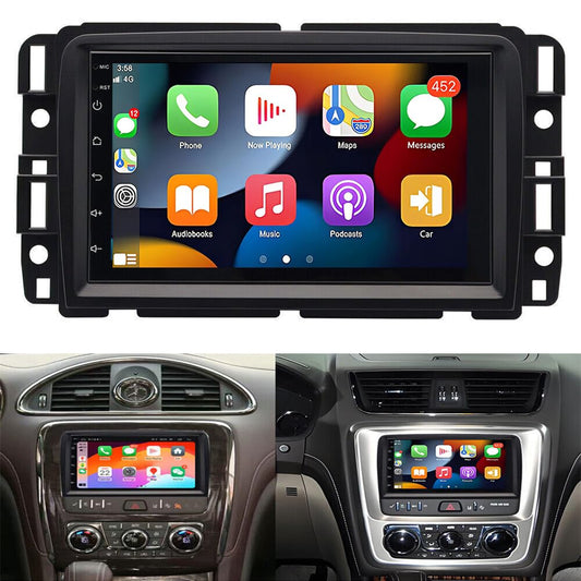 Android 14 Car Stereo for Chevrolet Traverse 2013–2017 – 7" Touchscreen with Wireless CarPlay & Android Auto, 2+32GB, AHD Backup Camera & Microphone (GMC-Style Rounded Frame)