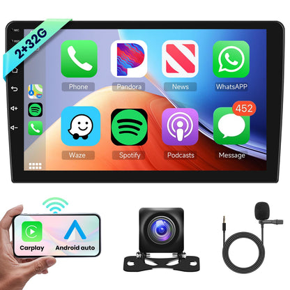 10.1" Android 13 Car Stereo for Chevy Express Van 2008–2011 – Wireless CarPlay, Android Auto, GPS Navigation, AHD Camera, 2+32GB