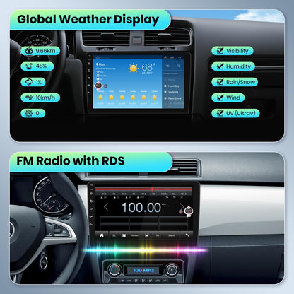 10.1" Android 13 Car Stereo for Chevy Express Van 2008–2011 – Wireless CarPlay, Android Auto, GPS Navigation, AHD Camera, 2+32GB