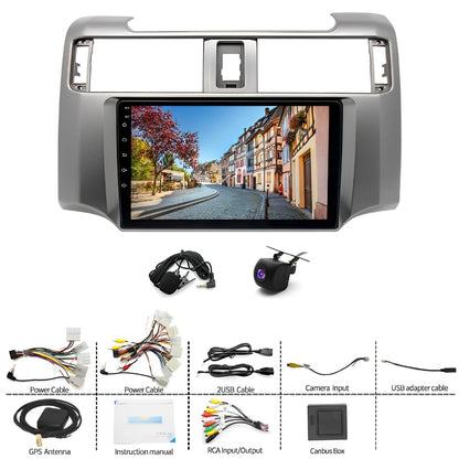 Car Navigation Player for Carplay/Android Auto 9 Inch Touch Screen Android 13 Automobile Music Player Bluetooth GPS Navigation Car Player Radio Compatible for Toyota 4Runner 2009-2019