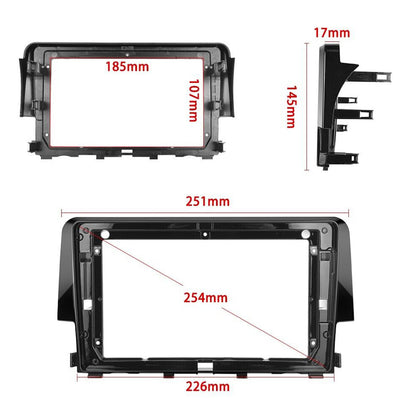 Android 13 Car Stereo for Honda Civic 2016-2020 – 9 Inch Touch Screen with CarPlay, Android Auto, 2+32G, 4-LED Backup Camera