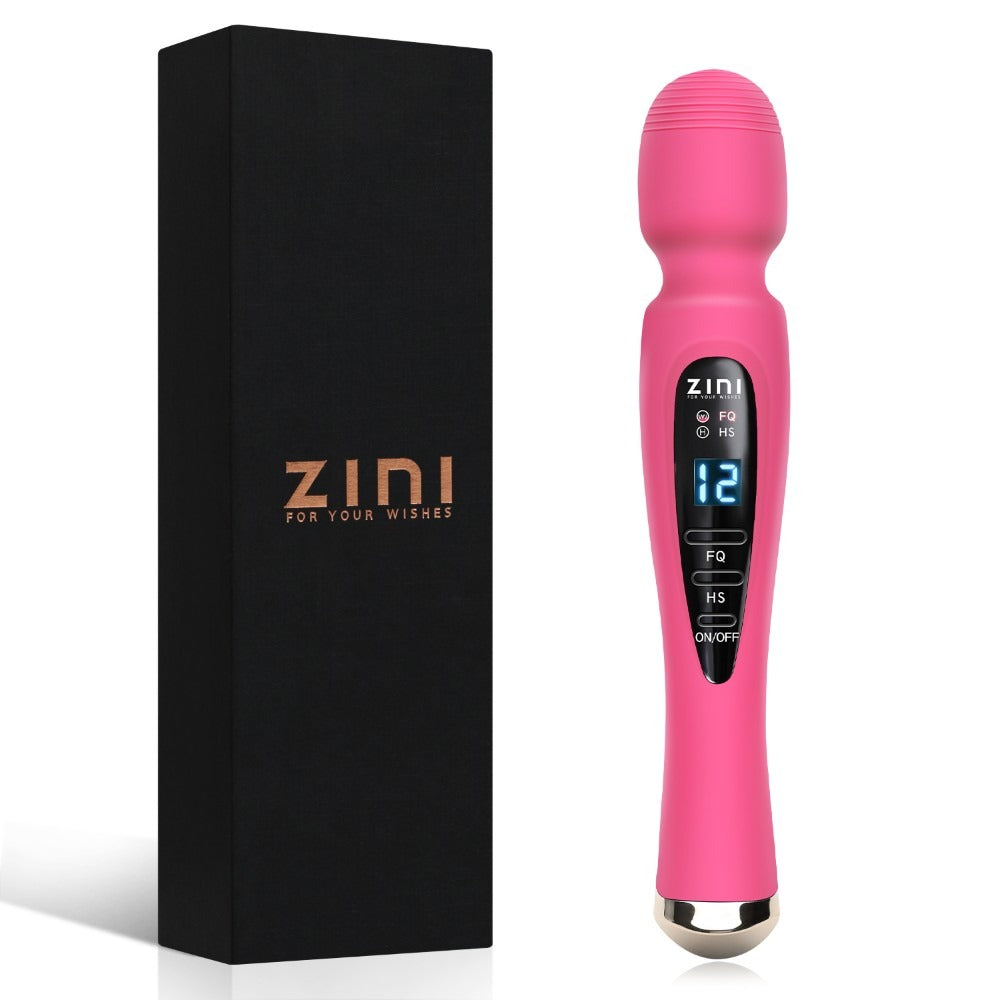 Rechargeable Personal Massager for Women – 12 Vibration Modes, Quiet & Portable with Digital Display, Ideal for Neck, Shoulder & Back Relief at Home or Outdoors