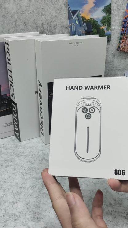 Elektrischer Handwärmer im 2er-Pack, 5 Heizstufen + Taschenlampe, tragbar für Taschenhandschuhe, Geschenkidee zu Weihnachten, Winter-Must-have, Outdoor, für Damen und Herren